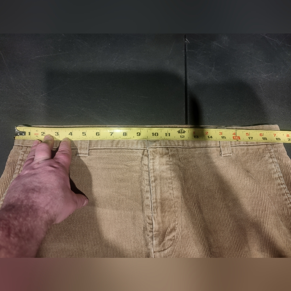 Dockers Relaxed Fit Corduroy Pants - Tan - Men's 38x27 - Picture 6 of 9